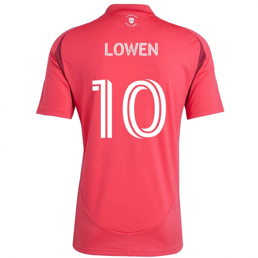 Danxen Dame Eduard Löwen #10 Magenta Hvit Hjemmetrøye Drakt Trøye 2025/26 Skjorter T-Skjorte