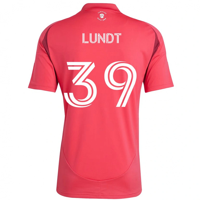 Danxen Dame Ben Lundt #39 Magenta Hvit Hjemmetrøye Drakt Trøye 2025/26 Skjorter T-Skjorte