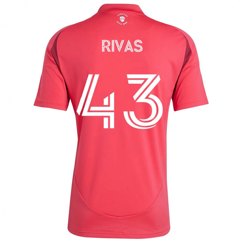 Danxen Dame Sergio Rivas #43 Magenta Hvit Hjemmetrøye Drakt Trøye 2025/26 Skjorter T-Skjorte
