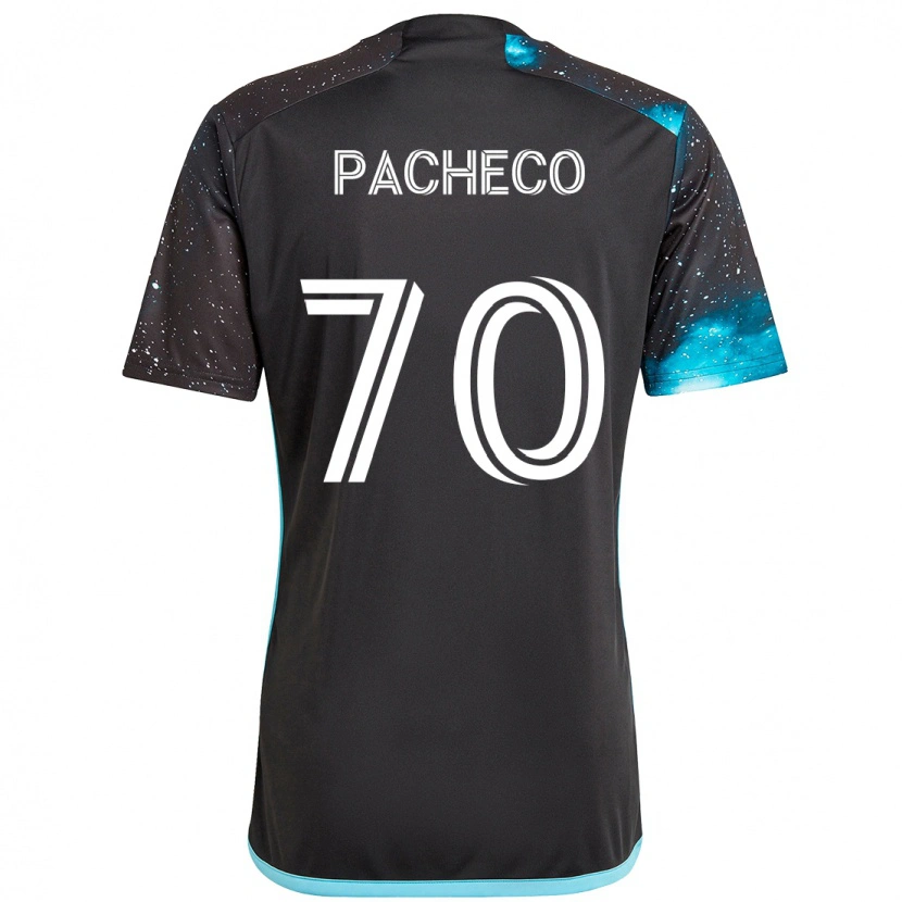 Danxen Dame Diogo Pacheco #70 Svart Blå Hjemmetrøye Drakt Trøye 2025/26 Skjorter T-Skjorte