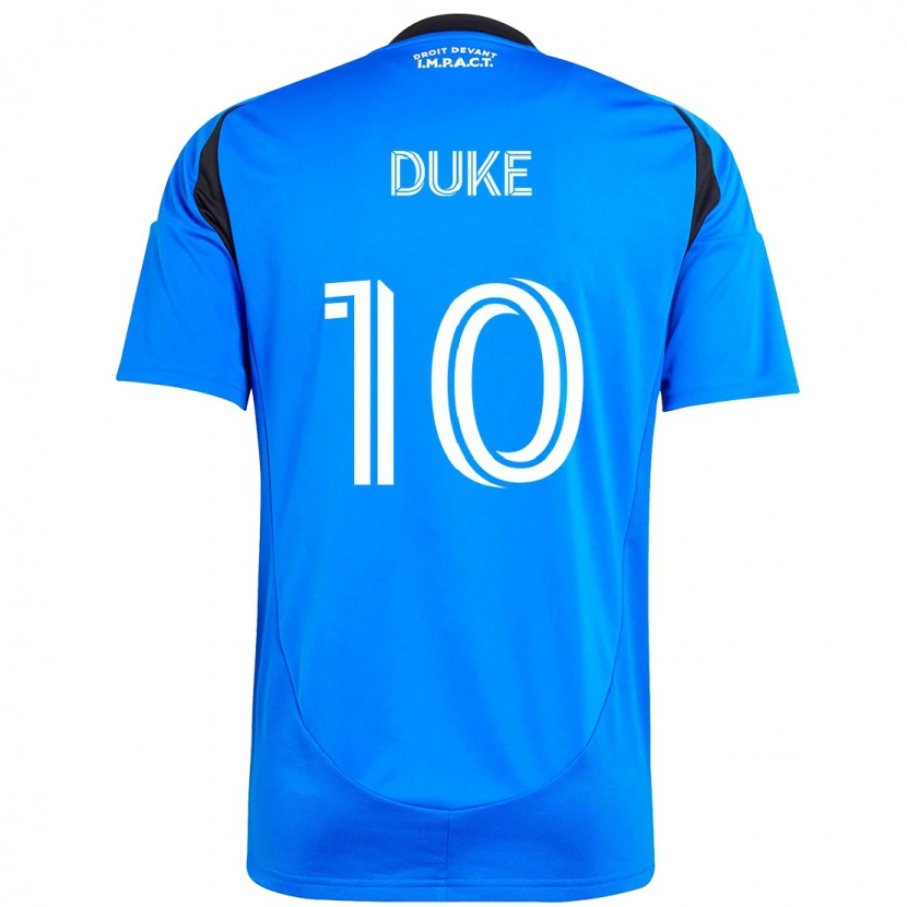 Danxen Dame Bryce Duke #10 Mørkeblå Svart Hjemmetrøye Drakt Trøye 2025/26 Skjorter T-Skjorte