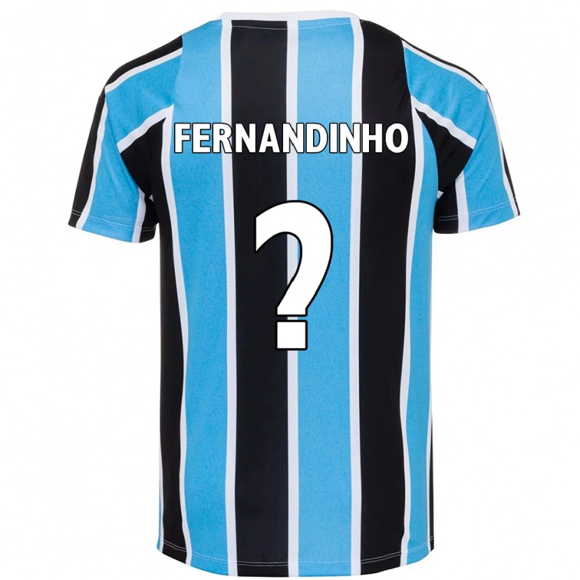 Danxen Dame Fernandinho #0 Blå Svart Hvit Hjemmetrøye Drakt Trøye 2025/26 Skjorter T-Skjorte