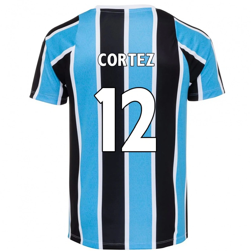 Danxen Dame Bruno Cortez #12 Blå Svart Hvit Hjemmetrøye Drakt Trøye 2025/26 Skjorter T-Skjorte