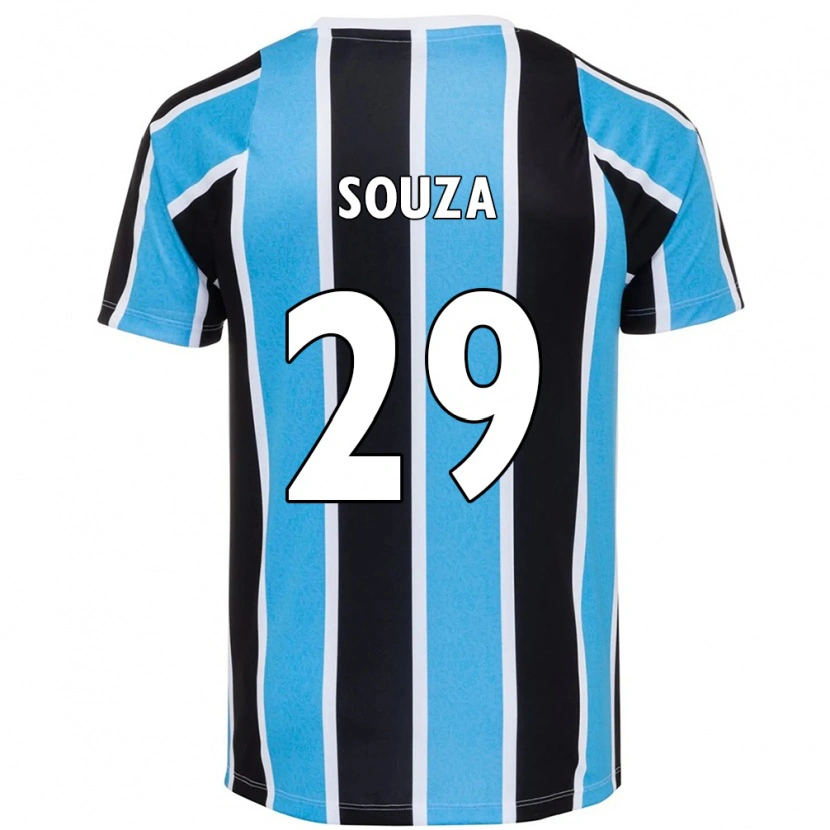 Danxen Dame Diego Souza #29 Blå Svart Hvit Hjemmetrøye Drakt Trøye 2025/26 Skjorter T-Skjorte
