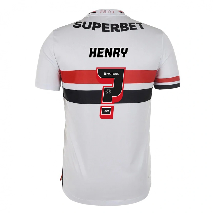 Danxen Dame Thierry Henry #0 Rød Svart Hvit Hjemmetrøye Drakt Trøye 2025/26 Skjorter T-Skjorte