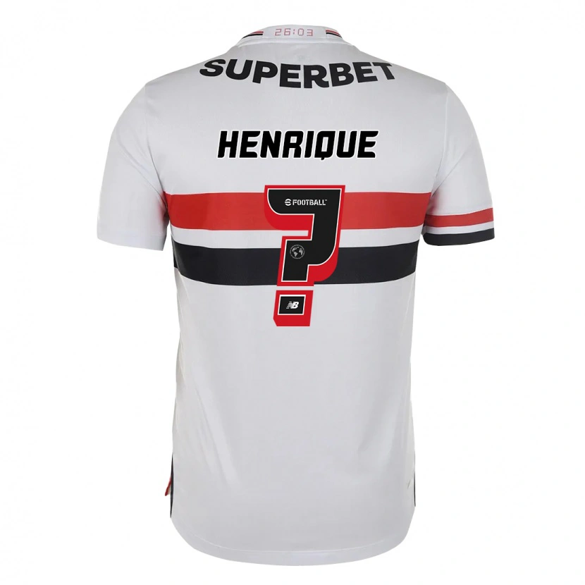 Danxen Dame Luiz Henrique #0 Rød Svart Hvit Hjemmetrøye Drakt Trøye 2025/26 Skjorter T-Skjorte