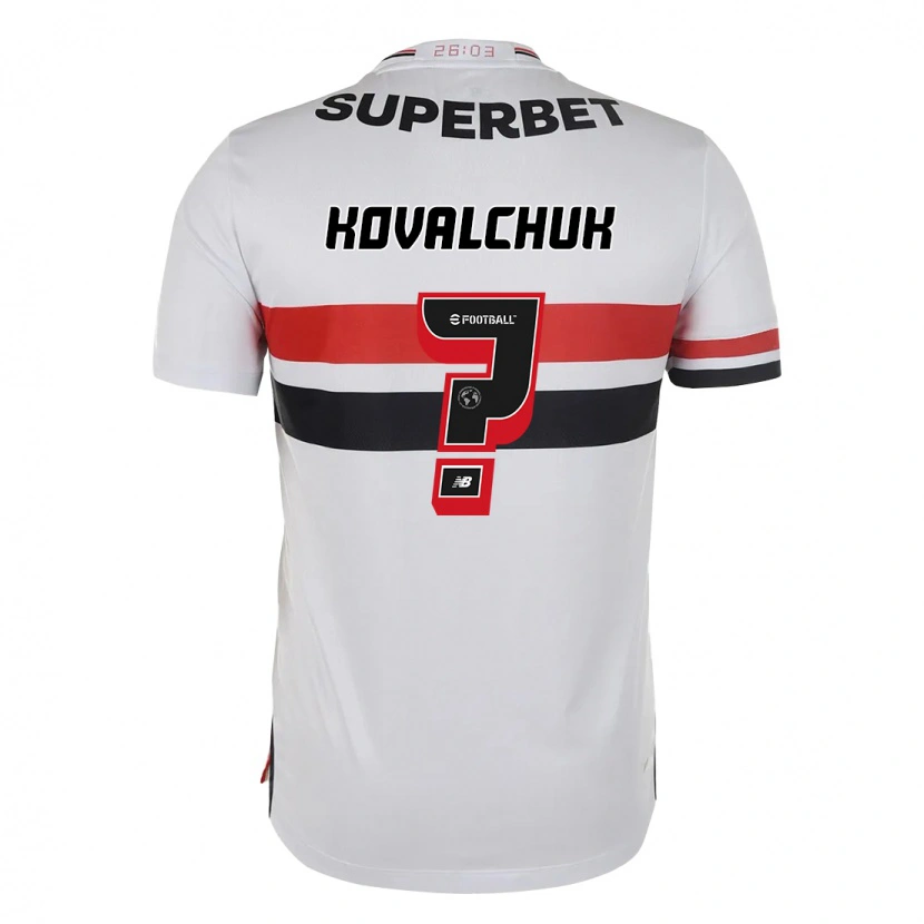 Danxen Dame Filipp Kovalchuk #0 Rød Svart Hvit Hjemmetrøye Drakt Trøye 2025/26 Skjorter T-Skjorte