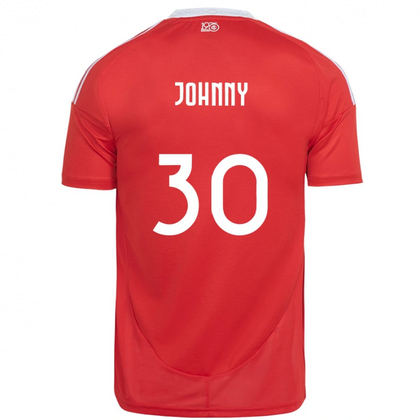 Danxen Dame Johnny #30 Rød Hvit Hjemmetrøye Drakt Trøye 2025/26 Skjorter T-Skjorte
