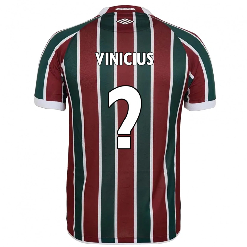 Danxen Dame Vinicius #0 Grønn Burgunder Hvit Hjemmetrøye Drakt Trøye 2025/26 Skjorter T-Skjorte