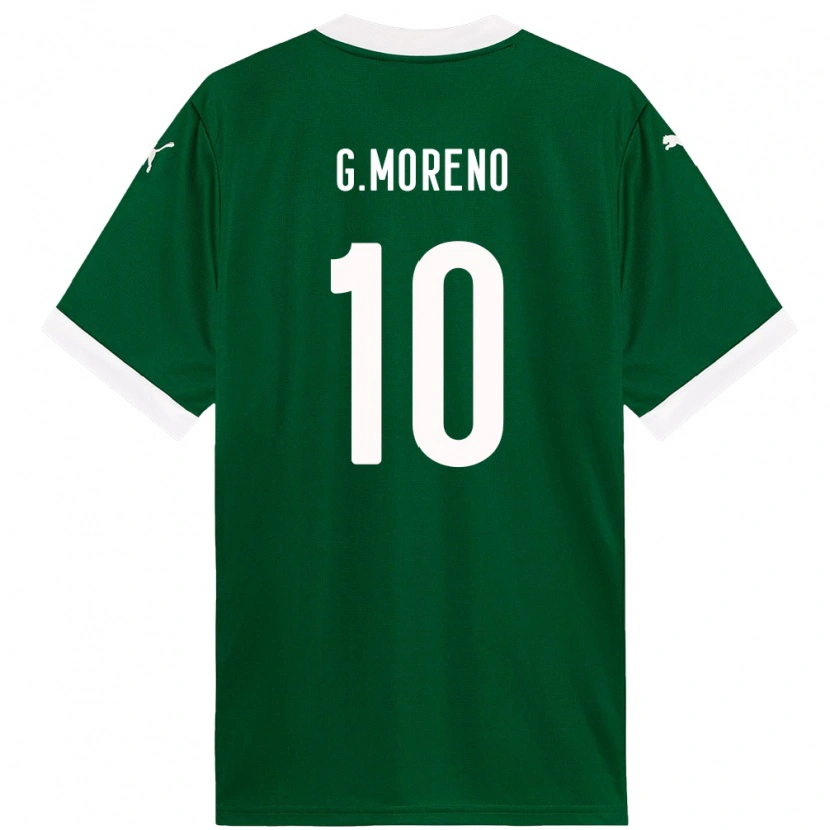 Danxen Dame Gerardo Moreno #10 Grønn Hvit Hjemmetrøye Drakt Trøye 2025/26 Skjorter T-Skjorte