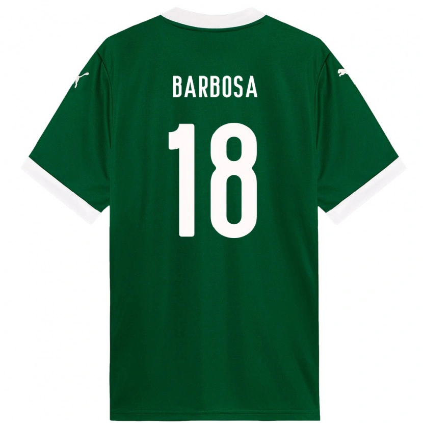Danxen Dame Danilo Barbosa #18 Grønn Hvit Hjemmetrøye Drakt Trøye 2025/26 Skjorter T-Skjorte