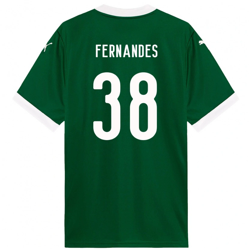 Danxen Dame Matheus Fernandes #38 Grønn Hvit Hjemmetrøye Drakt Trøye 2025/26 Skjorter T-Skjorte