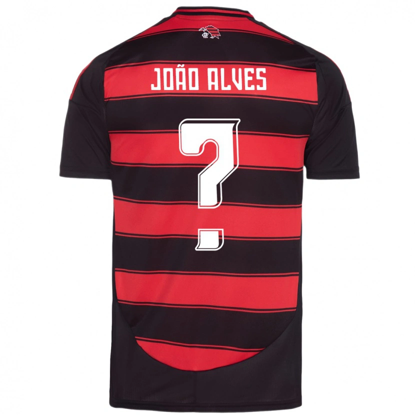 Danxen Dame João Alves #0 Rød Svart Hjemmetrøye Drakt Trøye 2025/26 Skjorter T-Skjorte