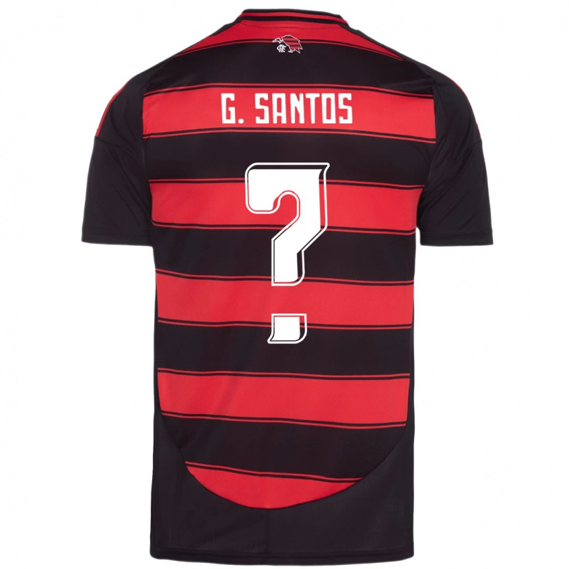 Danxen Dame Guilherme Santos #0 Rød Svart Hjemmetrøye Drakt Trøye 2025/26 Skjorter T-Skjorte