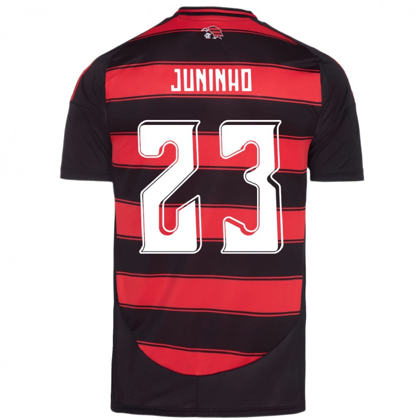 Danxen Dame Juninho #23 Rød Svart Hjemmetrøye Drakt Trøye 2025/26 Skjorter T-Skjorte