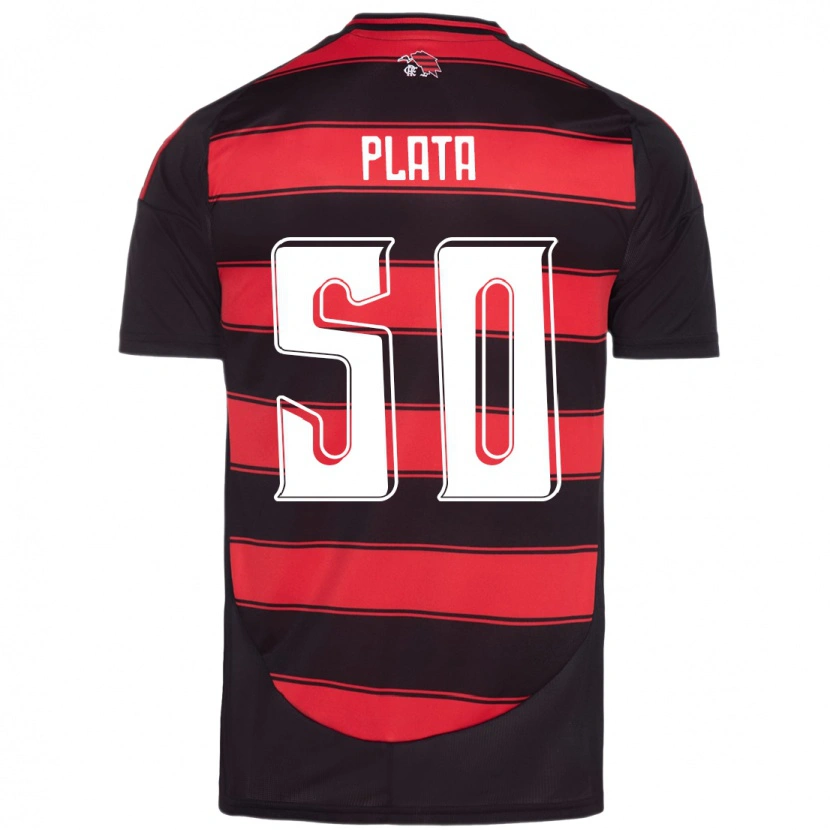 Danxen Dame Gonzalo Plata #50 Rød Svart Hjemmetrøye Drakt Trøye 2025/26 Skjorter T-Skjorte
