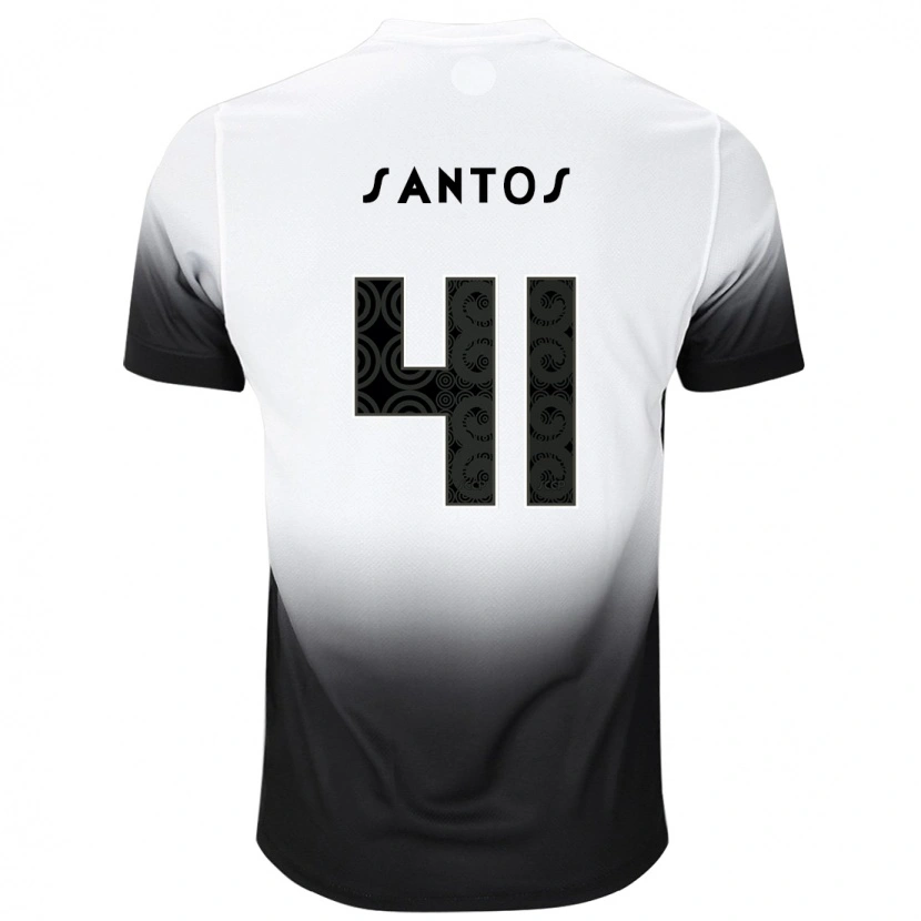 Danxen Dame Renato Santos #41 Hvit Svart Hjemmetrøye Drakt Trøye 2025/26 Skjorter T-Skjorte