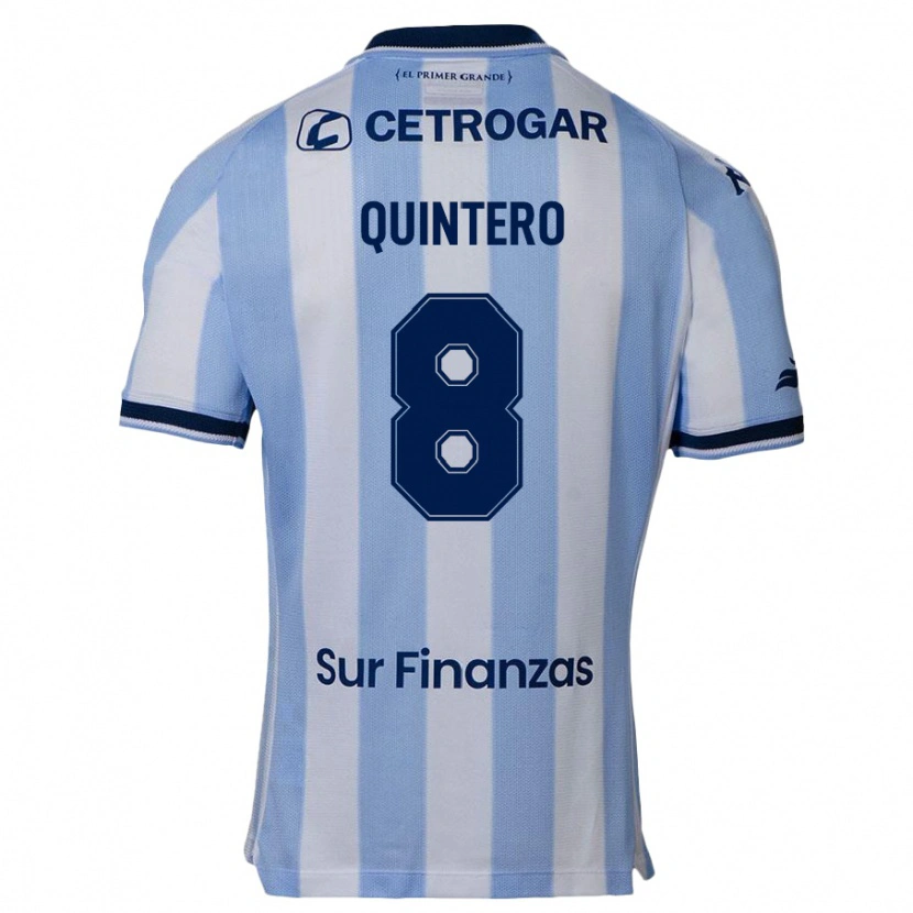 Danxen Dame Juan Fernando Quintero #8 Himmelsblå Hjemmetrøye Drakt Trøye 2025/26 Skjorter T-Skjorte