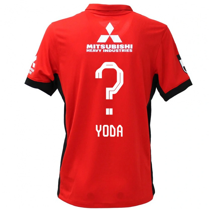 Danxen Dame Soshi Yoda #0 Rød Hvit Hjemmetrøye Drakt Trøye 2025/26 Skjorter T-Skjorte