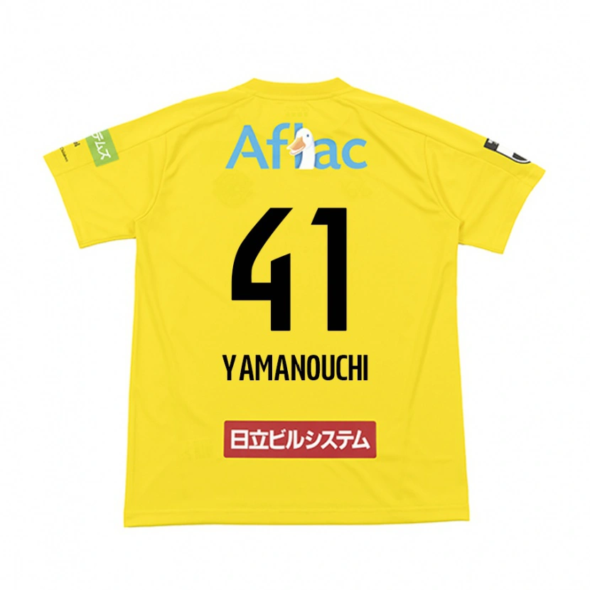 Danxen Dame Yusei Yamanouchi #41 Svart Gul Hjemmetrøye Drakt Trøye 2025/26 Skjorter T-Skjorte
