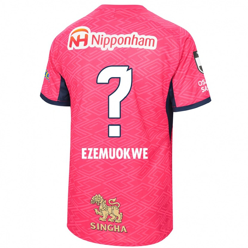 Danxen Dame Chimezie Kai Ezemuokwe #0 Sakura Rosa Hvit Hjemmetrøye Drakt Trøye 2025/26 Skjorter T-Skjorte