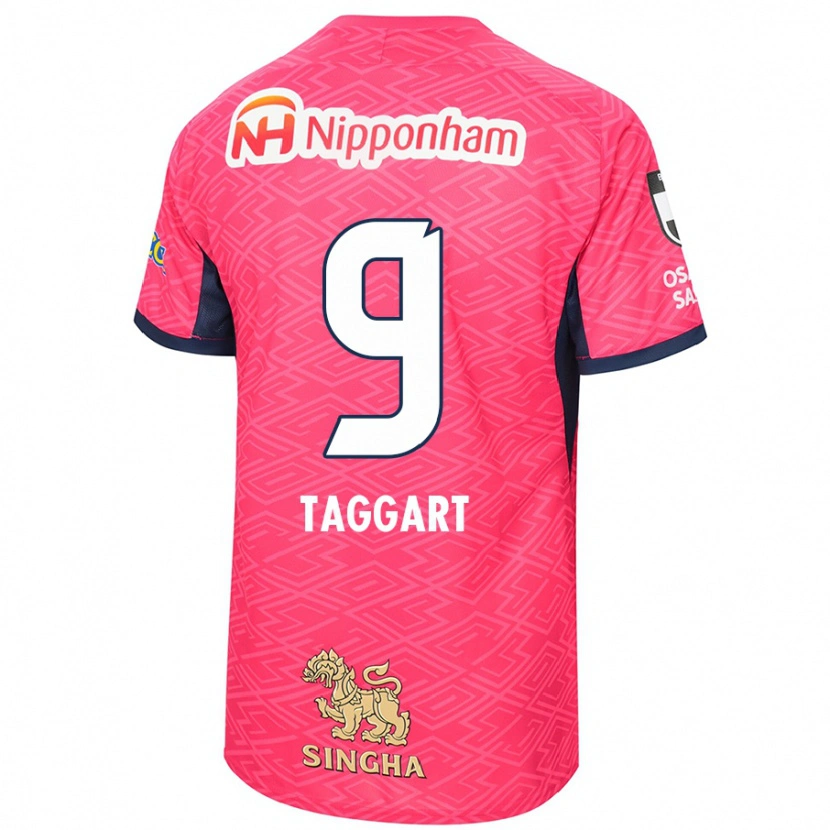 Danxen Dame Adam Taggart #9 Sakura Rosa Hvit Hjemmetrøye Drakt Trøye 2025/26 Skjorter T-Skjorte