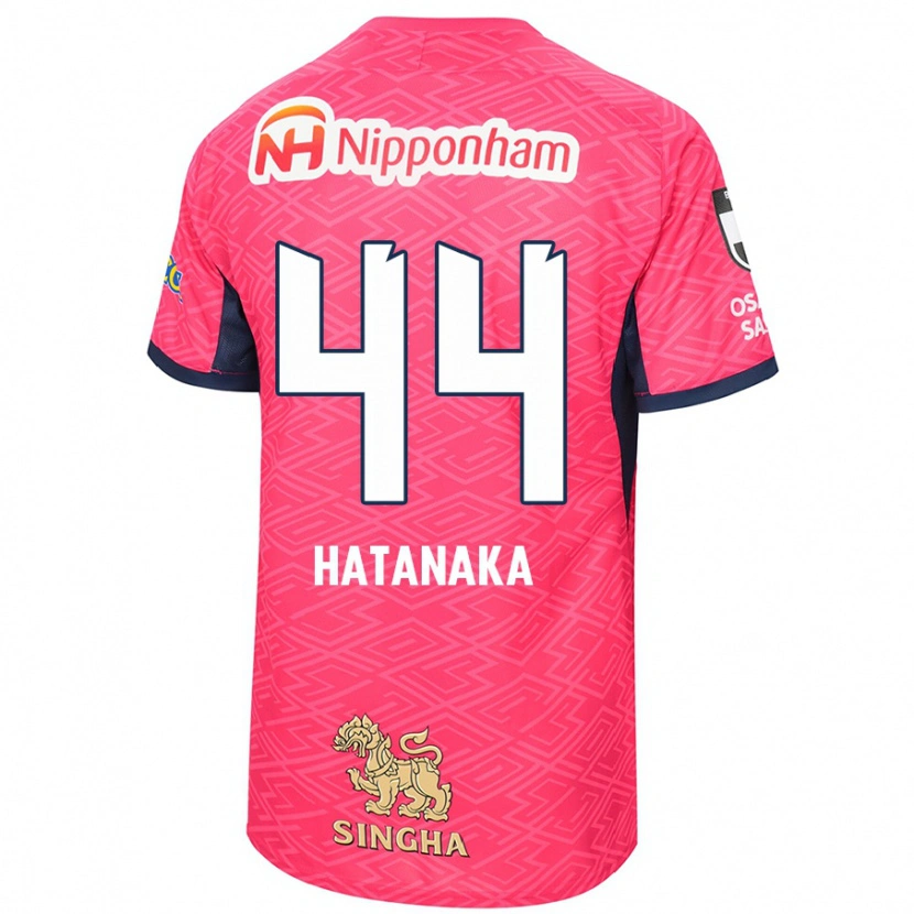 Danxen Dame Shinnosuke Hatanaka #44 Sakura Rosa Hvit Hjemmetrøye Drakt Trøye 2025/26 Skjorter T-Skjorte