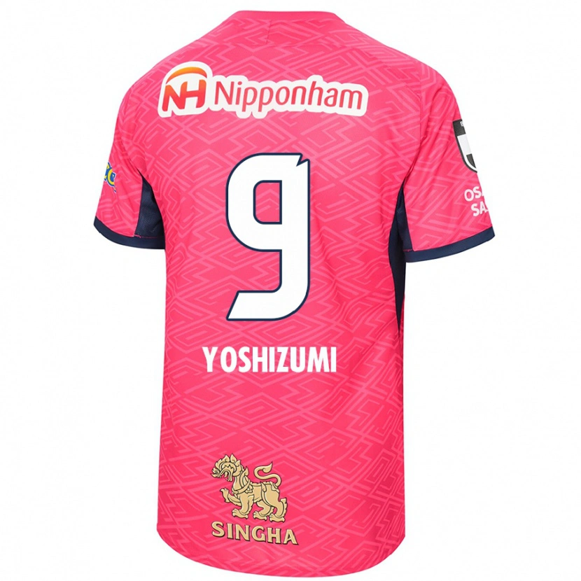 Danxen Dame Warai Yoshizumi #9 Sakura Rosa Hvit Hjemmetrøye Drakt Trøye 2025/26 Skjorter T-Skjorte