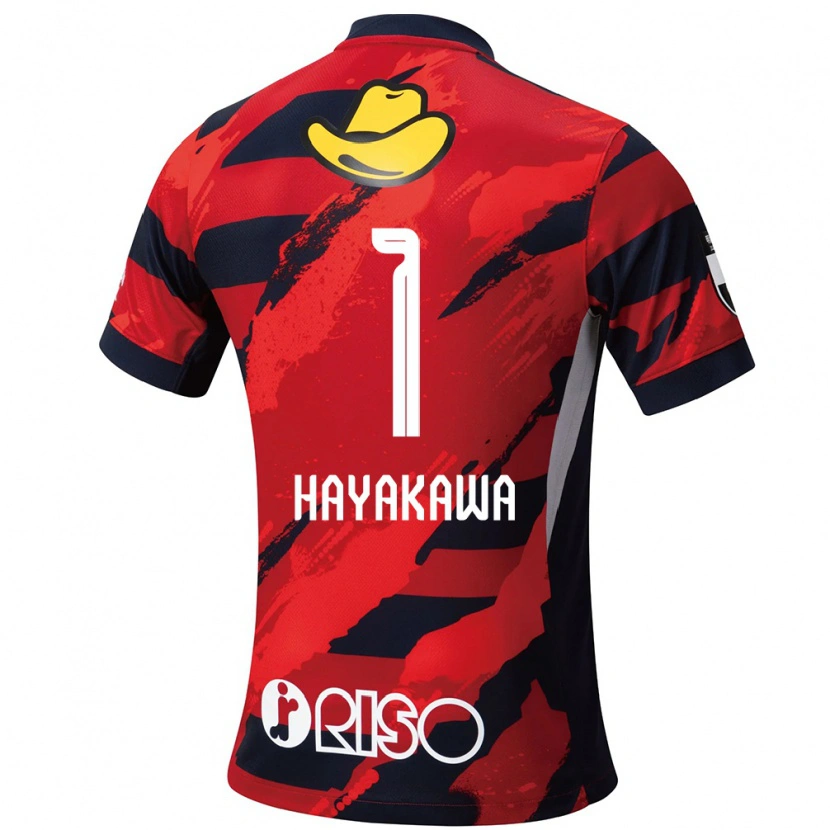 Danxen Dame Tomoki Hayakawa #1 Rød Svart Hjemmetrøye Drakt Trøye 2025/26 Skjorter T-Skjorte