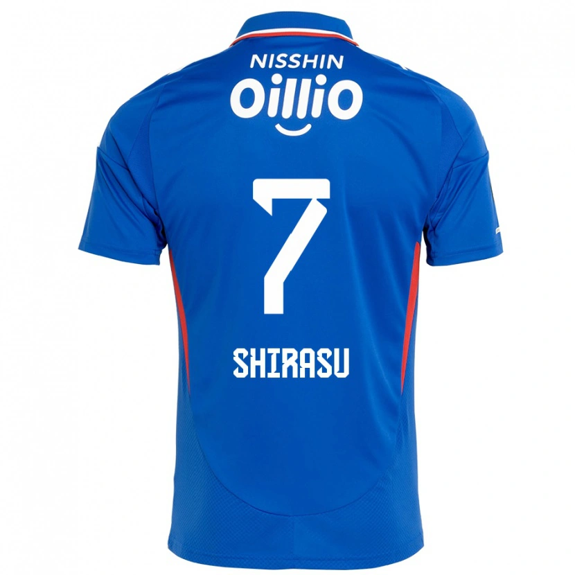 Danxen Dame Kento Shirasu #7 Kongeblå Hvit Hjemmetrøye Drakt Trøye 2025/26 Skjorter T-Skjorte