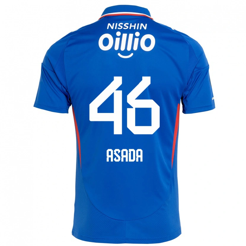 Danxen Dame Hiroto Asada #46 Kongeblå Hvit Hjemmetrøye Drakt Trøye 2025/26 Skjorter T-Skjorte
