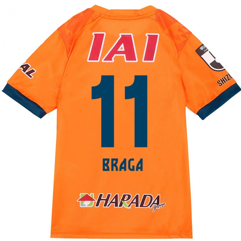 Danxen Dame Lucas Braga #11 Oransje Rød Hjemmetrøye Drakt Trøye 2025/26 Skjorter T-Skjorte