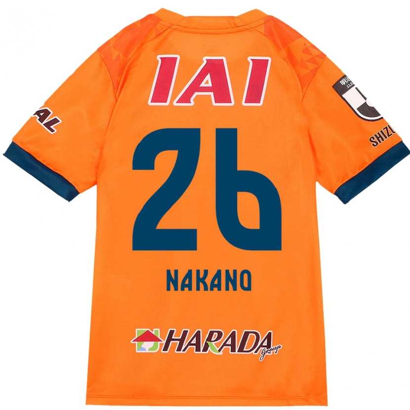 Danxen Dame Takeru Nakano #26 Oransje Rød Hjemmetrøye Drakt Trøye 2025/26 Skjorter T-Skjorte