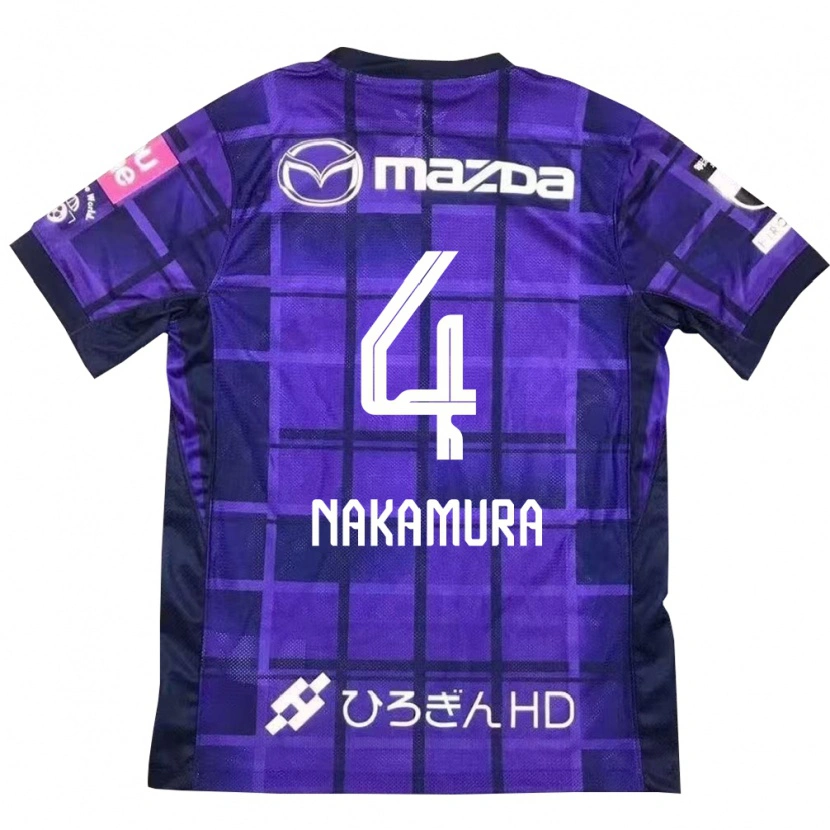 Danxen Dame Kaede Nakamura #4 Lilla Oransje Hjemmetrøye Drakt Trøye 2025/26 Skjorter T-Skjorte