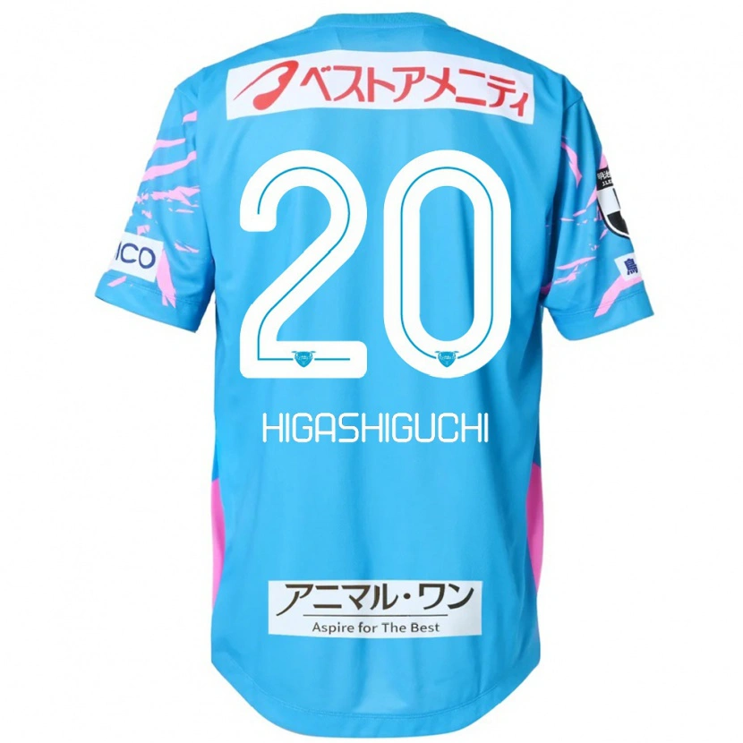 Danxen Dame Aitaro Higashiguchi #20 Blå Rosa Hjemmetrøye Drakt Trøye 2025/26 Skjorter T-Skjorte