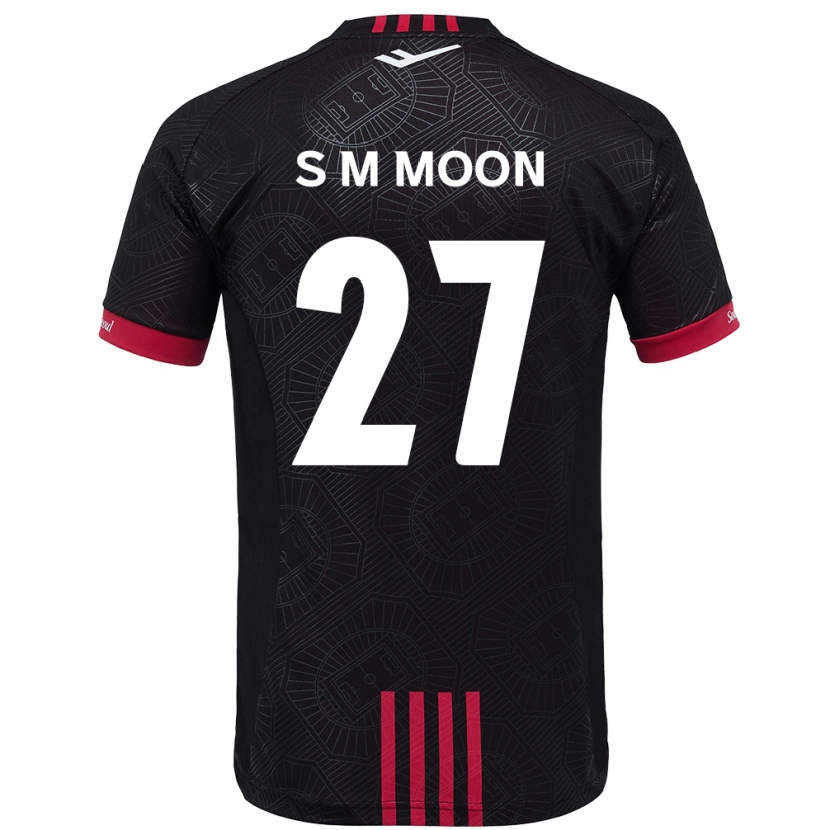 Danxen Dame Seon-Min Moon #27 Svart Rød Hjemmetrøye Drakt Trøye 2025/26 Skjorter T-Skjorte