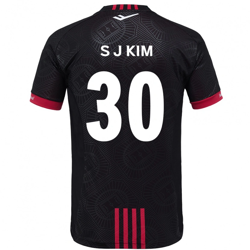 Danxen Dame Ju-Sung Kim #30 Svart Rød Hjemmetrøye Drakt Trøye 2025/26 Skjorter T-Skjorte