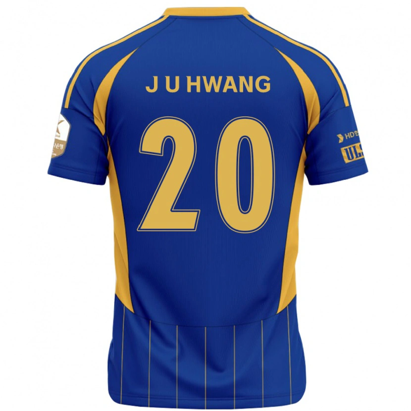 Danxen Dame Ui-Jun Hwang #20 Kongeblå Gul Hjemmetrøye Drakt Trøye 2025/26 Skjorter T-Skjorte