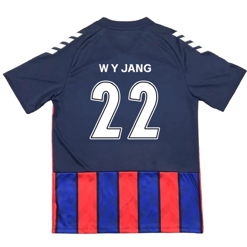 Danxen Dame Young-Woo Jang #22 Kongeblå Rød Hjemmetrøye Drakt Trøye 2025/26 Skjorter T-Skjorte