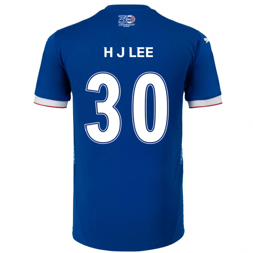 Danxen Dame Ji-Ho Lee #30 Kongeblå Hvit Hjemmetrøye Drakt Trøye 2025/26 Skjorter T-Skjorte