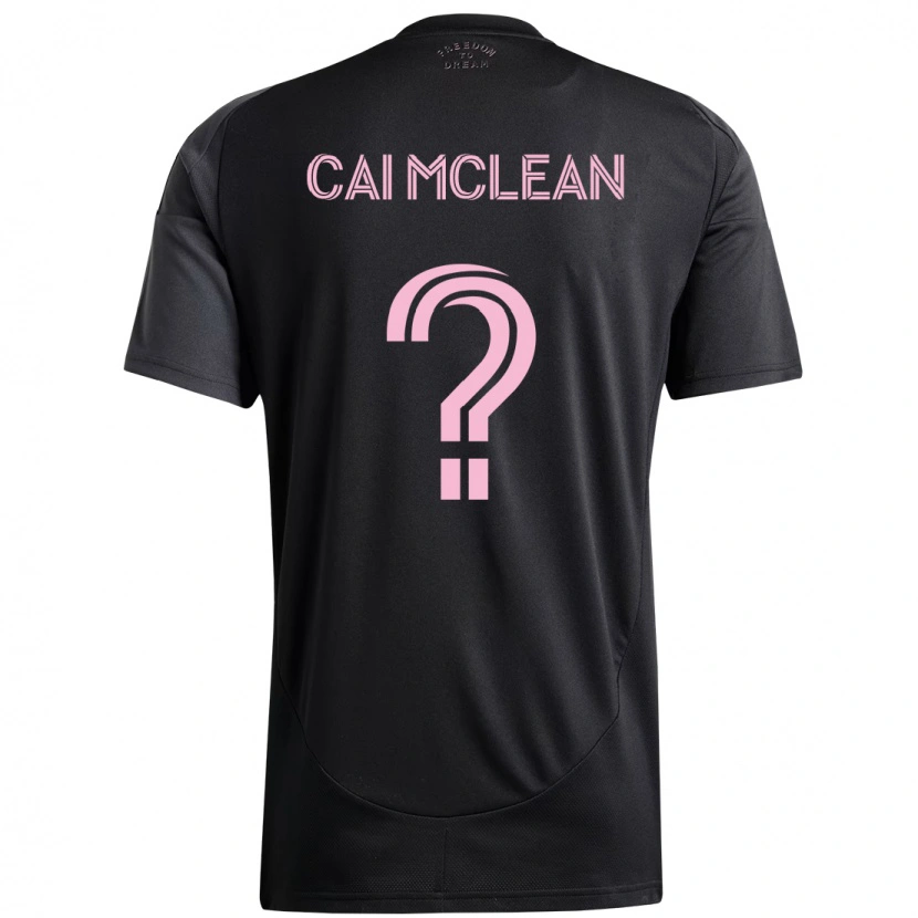 Danxen Dame Cai Mclean #0 Svart Rosa Bortetrøye Drakt Trøye 2025/26 Skjorter T-Skjorte