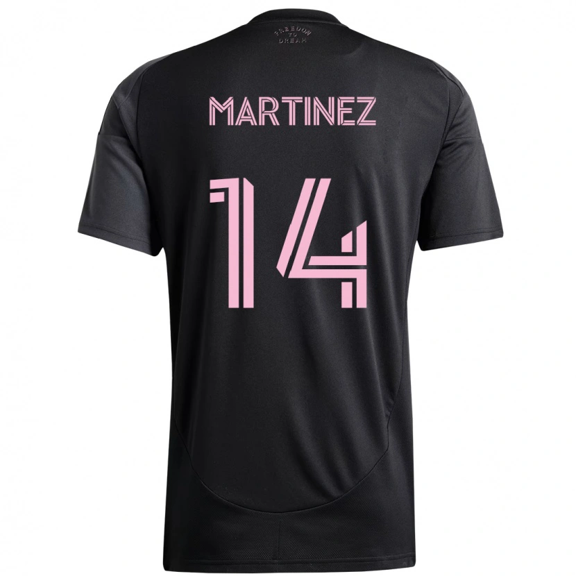 Danxen Dame David Martínez #14 Svart Rosa Bortetrøye Drakt Trøye 2025/26 Skjorter T-Skjorte