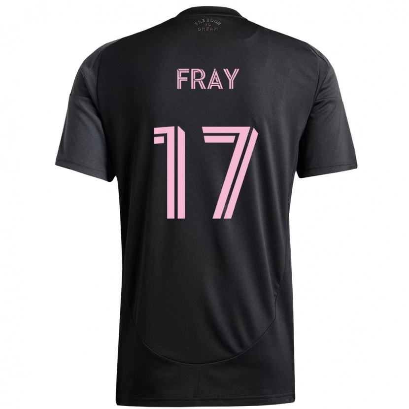 Danxen Dame Ian Fray #17 Svart Rosa Bortetrøye Drakt Trøye 2025/26 Skjorter T-Skjorte
