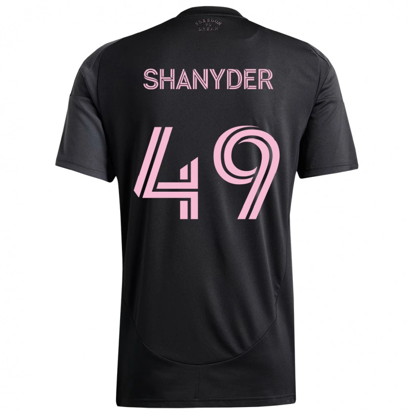 Danxen Dame Shanyder Borgelin #49 Svart Rosa Bortetrøye Drakt Trøye 2025/26 Skjorter T-Skjorte