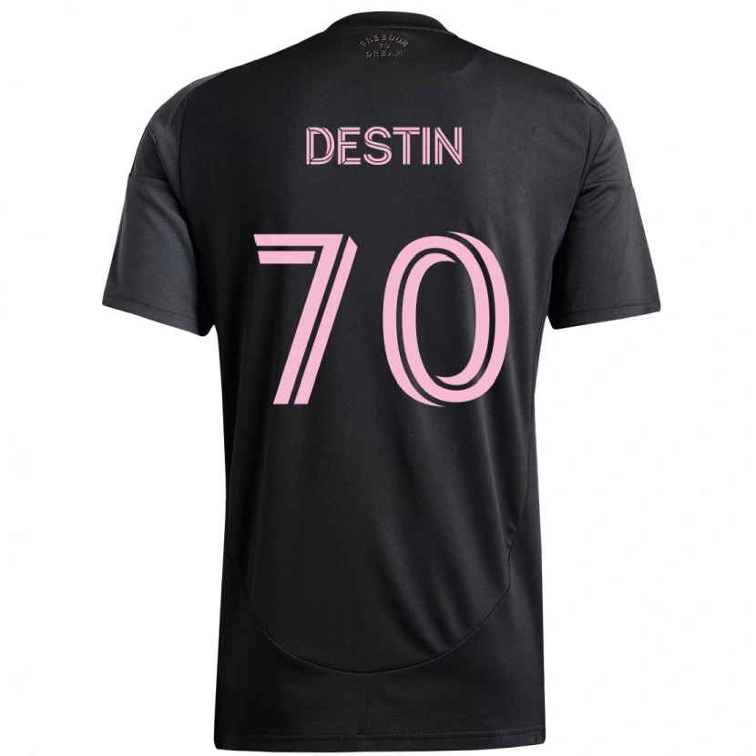Danxen Dame Bryan Destin #70 Svart Rosa Bortetrøye Drakt Trøye 2025/26 Skjorter T-Skjorte