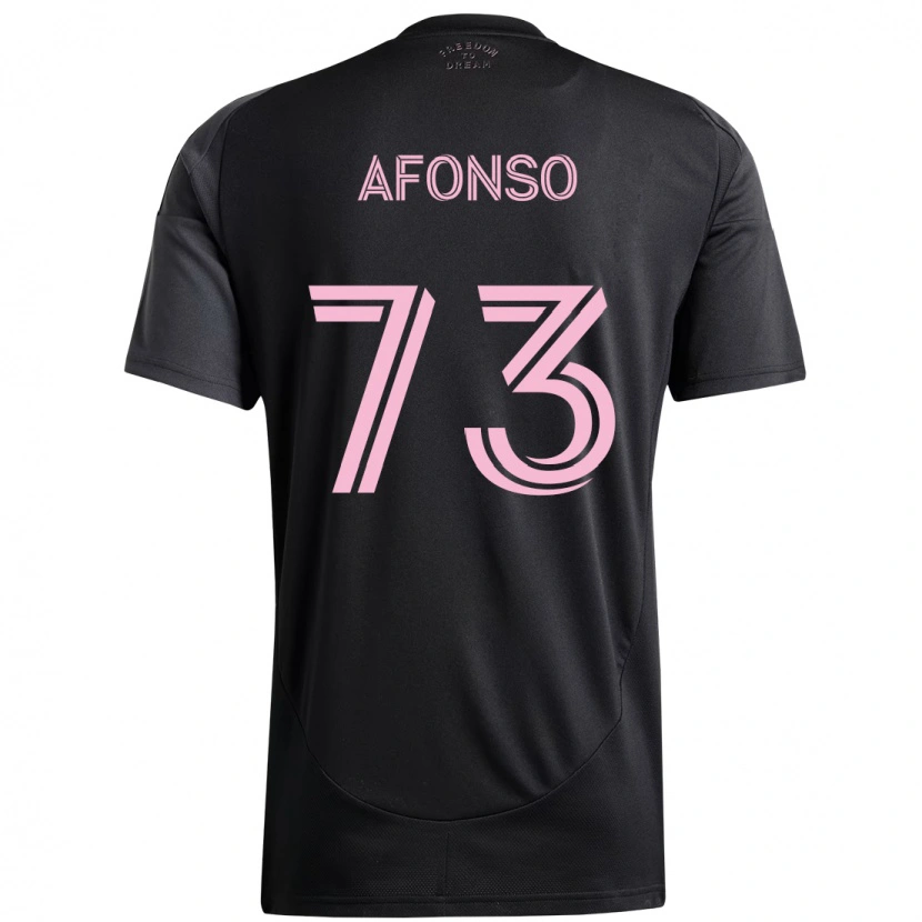 Danxen Dame Leo Afonso #73 Svart Rosa Bortetrøye Drakt Trøye 2025/26 Skjorter T-Skjorte