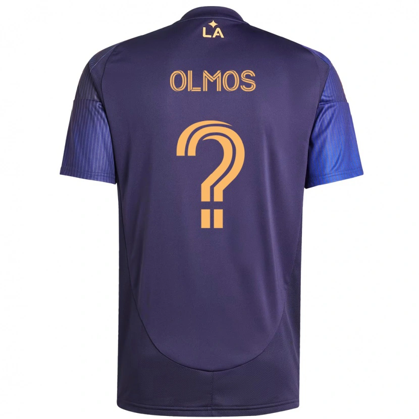 Danxen Dame Justin Olmos #0 Lilla Blå Bortetrøye Drakt Trøye 2025/26 Skjorter T-Skjorte