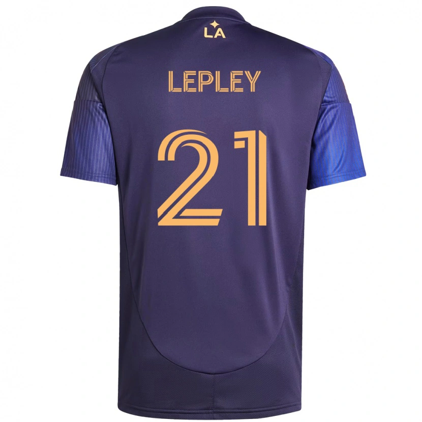 Danxen Dame Tucker Lepley #21 Lilla Blå Bortetrøye Drakt Trøye 2025/26 Skjorter T-Skjorte
