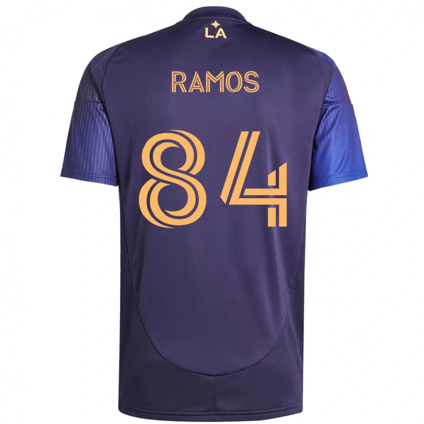 Danxen Dame Rubén Ramos #84 Lilla Blå Bortetrøye Drakt Trøye 2025/26 Skjorter T-Skjorte