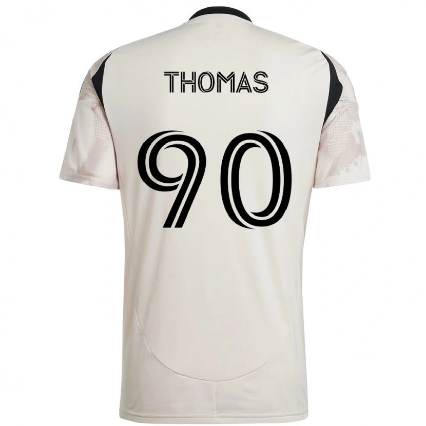 Danxen Dame Oladayo Thomas #90 Beige Svart Bortetrøye Drakt Trøye 2025/26 Skjorter T-Skjorte